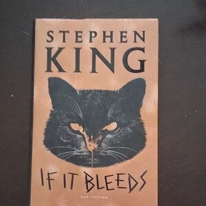 Stephen King "If It Bleeds" Hardcover - Black & Tan Cover